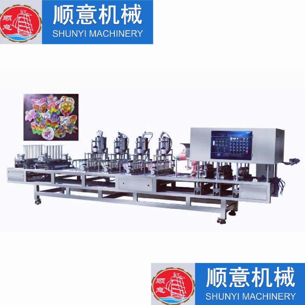 Advanced Custom Heart-Shaped Jelly Filling and Sealing Machine