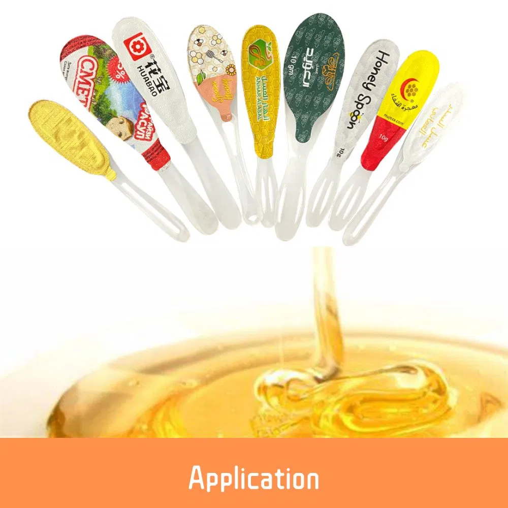Disposable Spoon Honey Juice Jelly Ketchup Chili Sauce Vertical Form Fill Seal Filling Machine