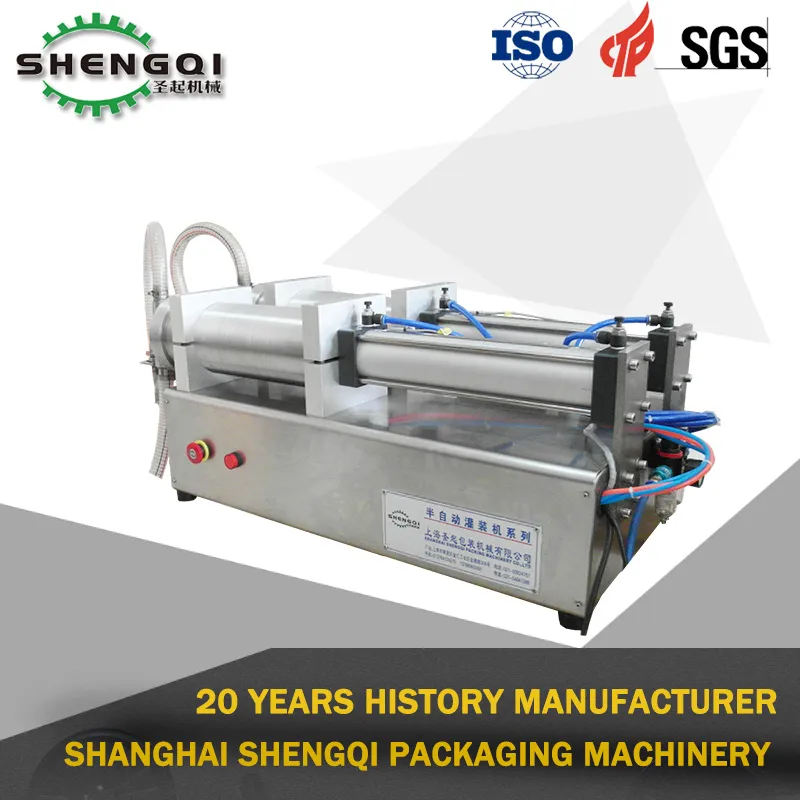 Factory Low Price Semi Automatic Liquid Water Drinking Spice Oil Soy Sauce Milk Vinegar Jam Jelly Shampoo Cup Bottle Filling Machine