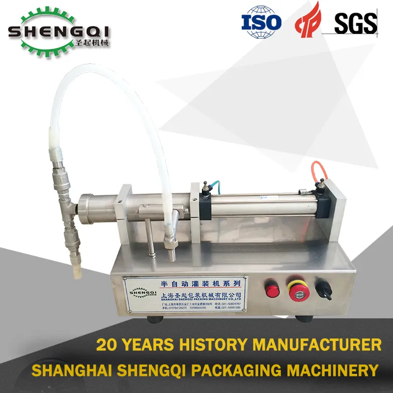 Factory Low Price Semi Automatic Liquid Water Drinking Spice Oil Soy Sauce Milk Vinegar Jam Jelly Shampoo Cup Bottle Filling Machine