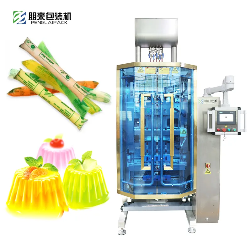 Factory Price Automatic Vertical Water Sachet Stick Bag Fruit Juice Filling Ice Lolly Jelly Popsicle Liquid Packing Machine