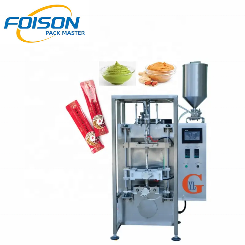 Fully Automatic Liquid Jelly Honey Juice Irregular Shape Sachet Filling Packaging Machine