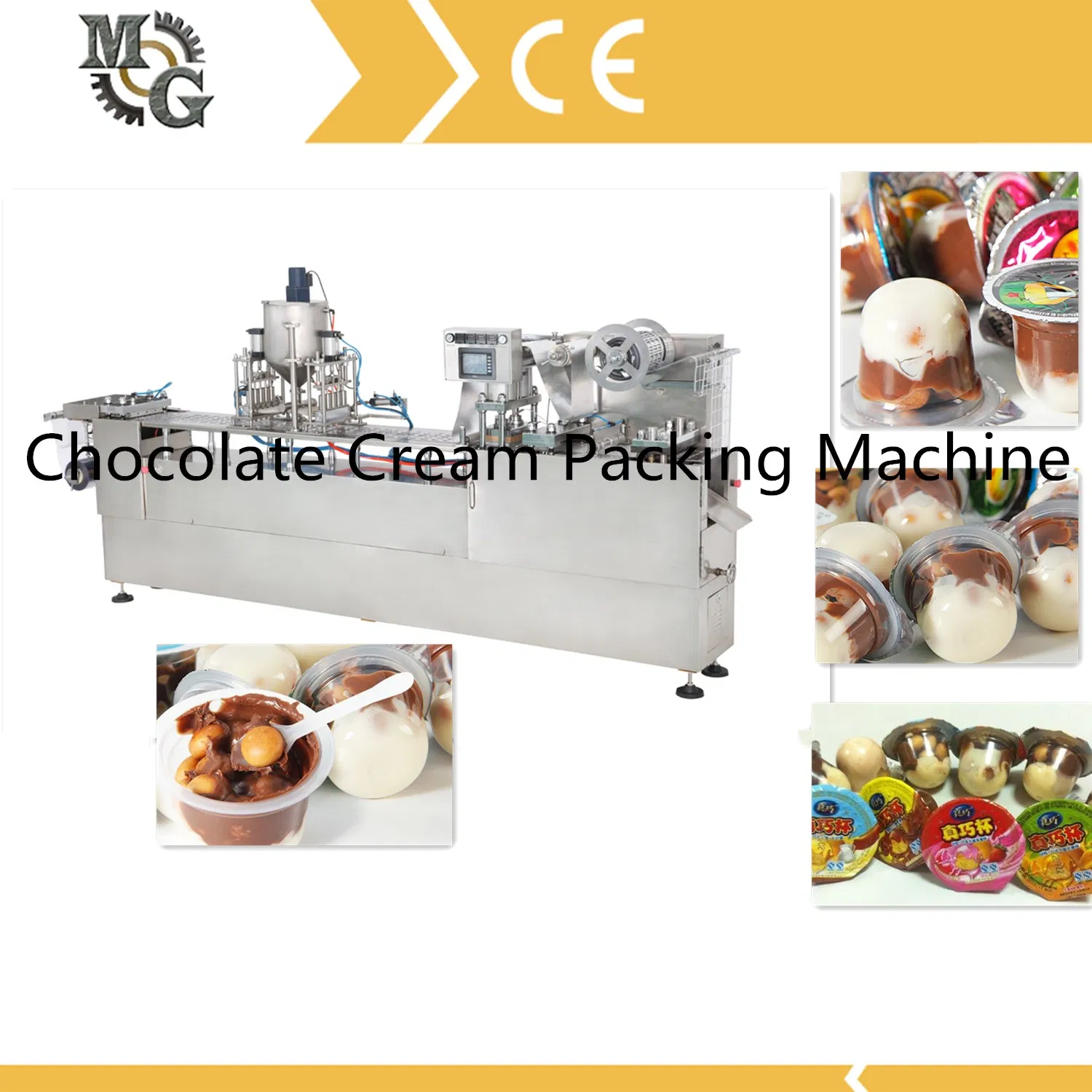 Jelly Cup Filling and Sealing Packing Machine