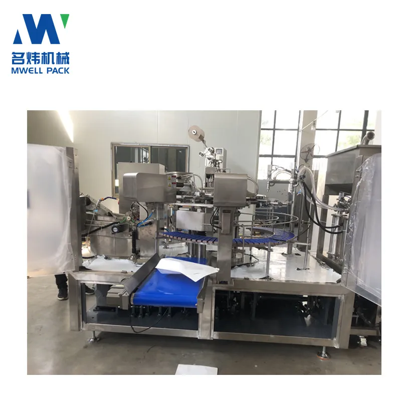 Special-Shaped Bag Premade Bag Jelly Snack Wrapping Filling Pack Sealing Wrap Shrink Packaging Vertical Liquid Water Auto Food Packing Machine