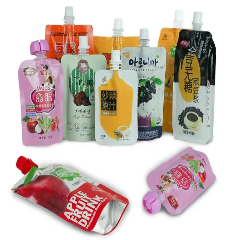 Viscous Liquid Filling System Mayonnaise Jam Honey Jelly Spout Pouch Filling Capping Machine